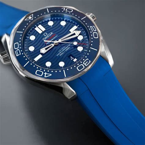 best straps for omega seamaster 300m|genuine omega rubber strap.